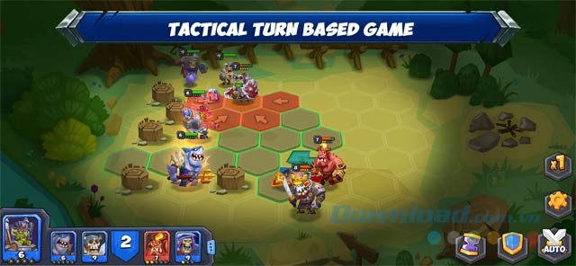 Trò chơi chiến thuật chiến đấu theo lượt hấp dẫn