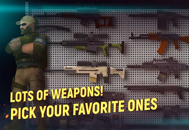 Khám phá kho vũ khí khổng lồ trong Tacticool