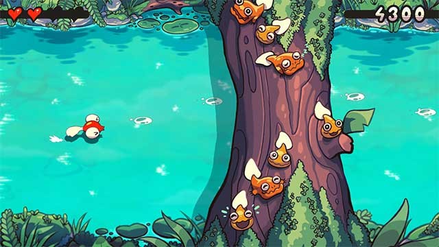 Lối chơi và đồ họa của Tadpole Tales gợi nhớ đến các game cổ điển trong GBA