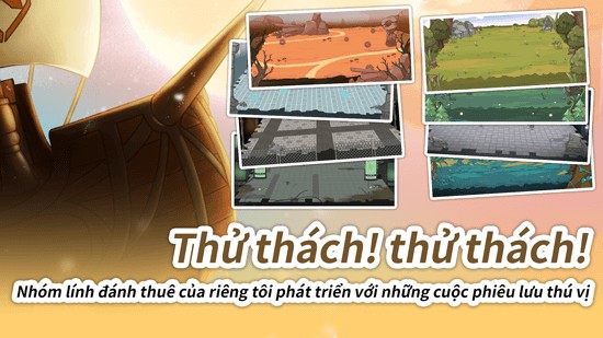 Phát triển nhóm lính đánh thuê tham gia cuộc phiêu lưu đầy thú vị