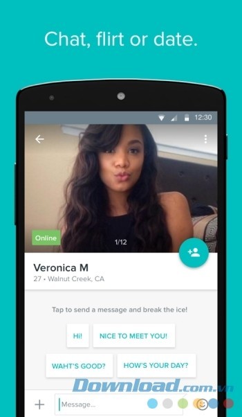 Kết bạn, trò chuyện và hẹn hò