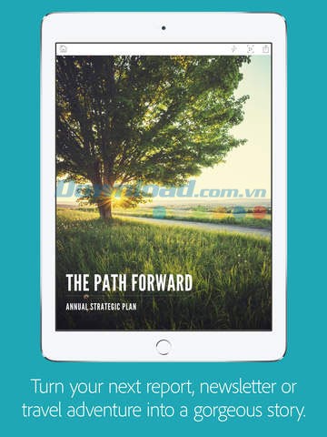 Adobe Slate cho iPad