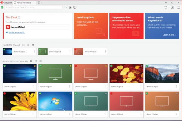 Any Desk sở hữu tốc độ kết nối cực nhanh và tin cậy