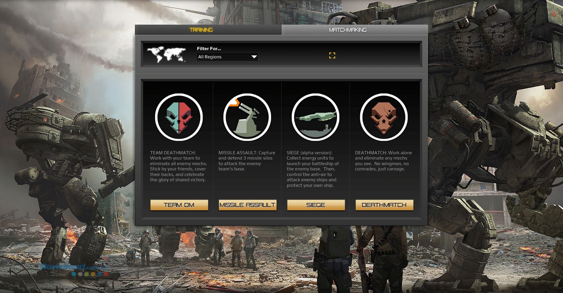 Các chế độ chơi trong game