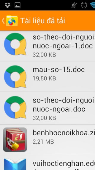 Tài liệu for Android