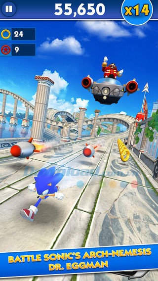 Sonic Dash cho iOS