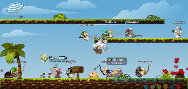 Game đi tìm phô mai Transformice