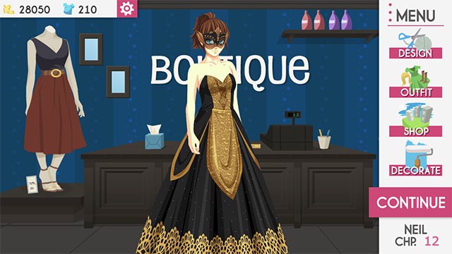 Kiếm tiền để mở khóa các câu chuyện tình yêu mới trong game Tailor Tales