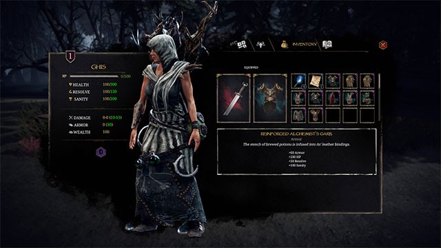 Tùy biến và nâng cấp nhân vật trong game Tainted Grail