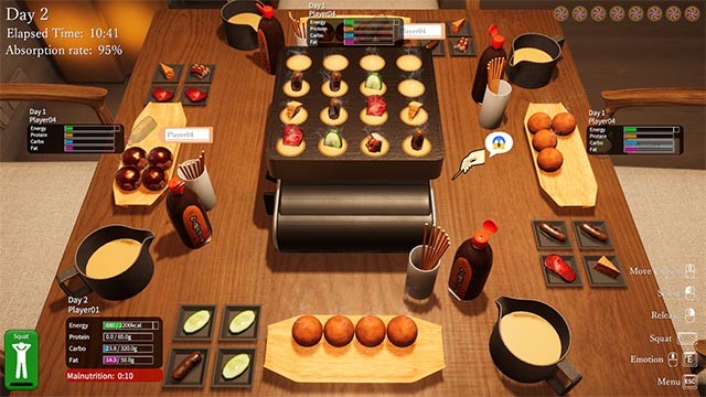 Tham gia vào cuộc chiến sinh tồn độc đáo, thú vị trong game Takoyaki Party Survival