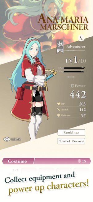 Thu thập trang thiết bị và nâng cấp nhân vật