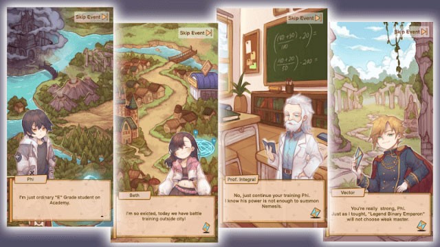 Game Tales of Phi: Math land Great Battle diễn ra trên vùng đất toán học