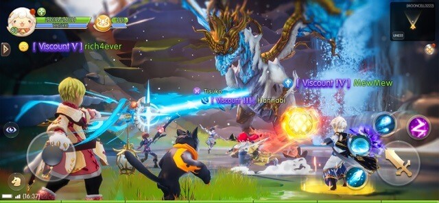 Chiến đấu với các quái vật bóng tối trong trận chiến dữ dội