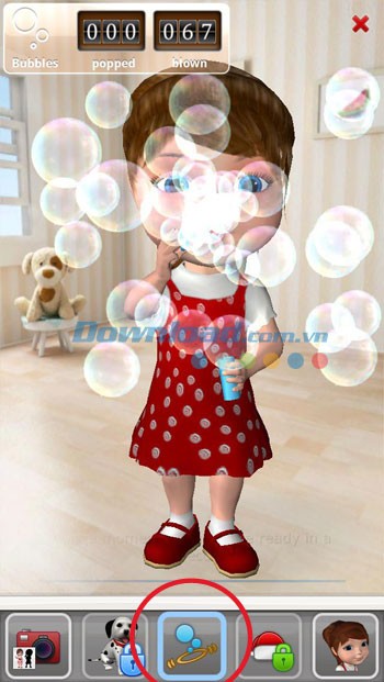 Game thổi bong bóng