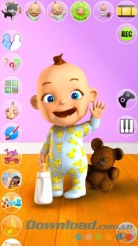 Game vui Talking Baby Games for Kids cho Android