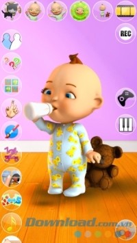 Game nuôi em bé ảo Talking Baby Games for Kids cho Android