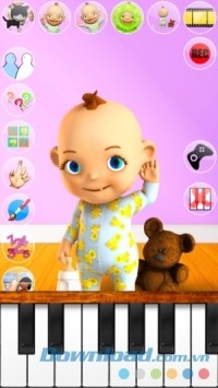 Talking Baby Games for Kids cho Android có đồ họa đẹp