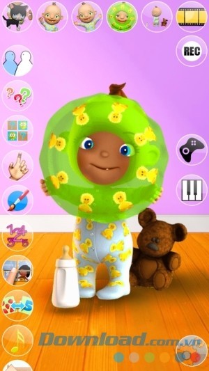 Talking Baby Games for Kids cho Android có nhiều mini game hay