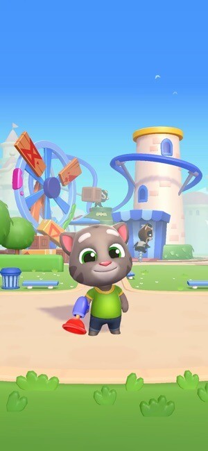 Talking Tom Blast Park cho bạn gặp lại mèo Tom và những người bạn