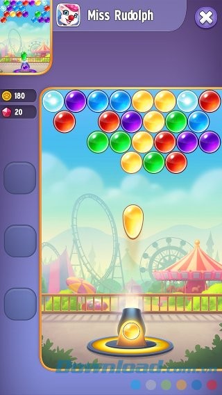 Lối chơi bắn bóng quen thuộc