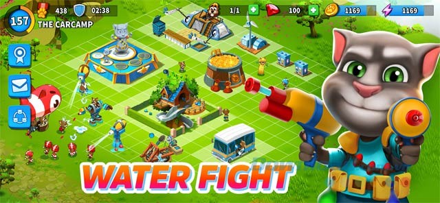 Trận chiến súng nước đầy niềm vui