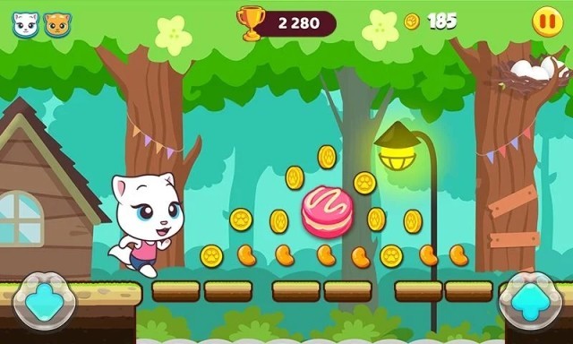 Hoặc chơi với mèo Talking Angela xinh đẹp
