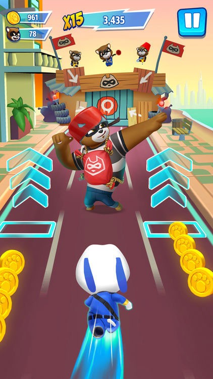 Chạm chán boss gấu mèo ở cuối mỗi màn chơi