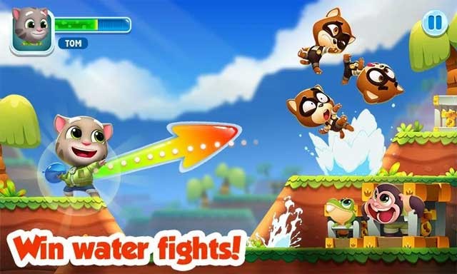 Bắn bóng nước vào những con gấu mèo xấu xa trước khi chúng kịp bắn trả bạn