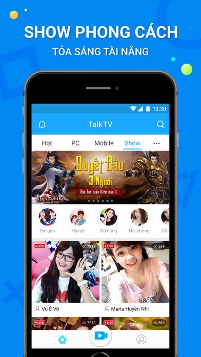 Top Idol đang biểu diễn