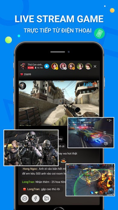 TalkTV cho phép Live Streaming game trên iPhone