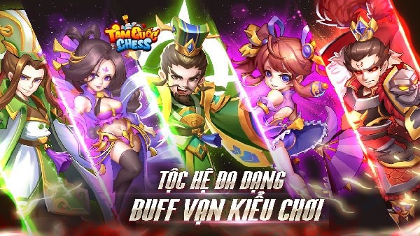 Tộc hệ đa dạng Buff vạn kiểu chơi