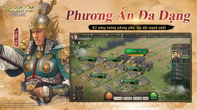 Game chiến thuật Tam Quốc - Tam Quốc Chí Chiến Lược