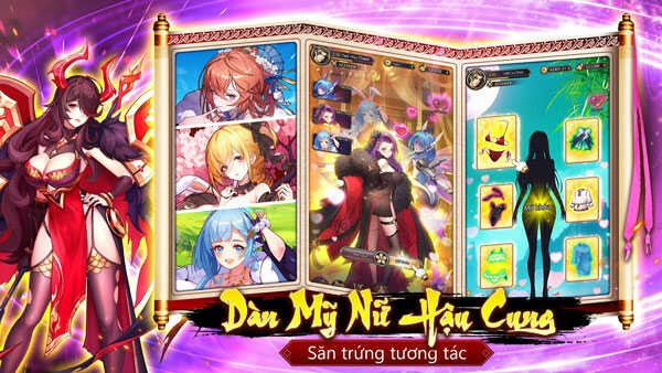 Dàn mỹ nữ Hậu cung, đào trứng tương tác