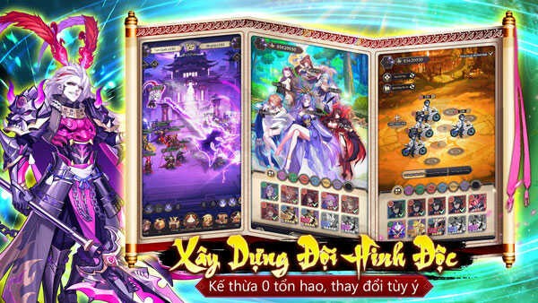 Xây dựng đội hình độc, Kế thừa 0 tổn thất, thay đổi tùy ý