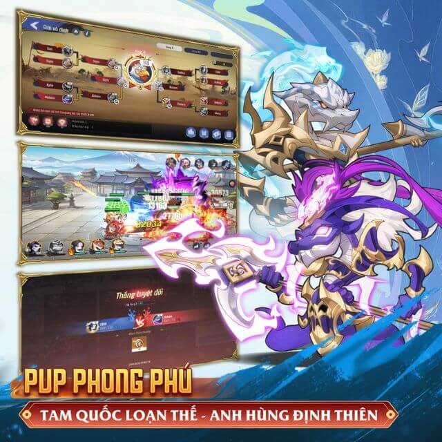 PvP phong phú, Tam Quốc loạn thế, anh hùng định thiên
