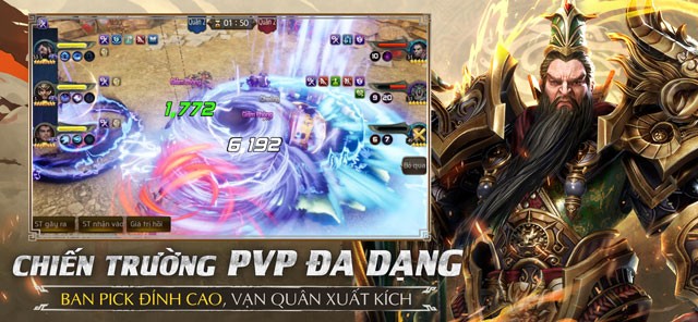 Chiến trường PvP đa dạng, ban pick đỉnh cao, vạn quên xuất kích
