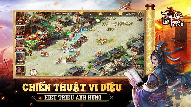 Giao diện trong game Tam Quốc Liệt Truyện
