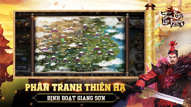 Giao diện trong game Tam Quốc Liệt Truyện
