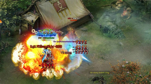 Giao diện chơi game Tam Quốc Truyền Kỳ H5