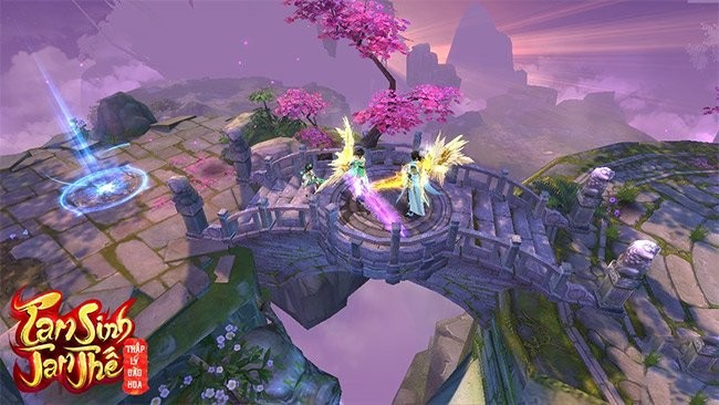 Nền đồ họa cực đẹp của Tam Sinh Tam Thế