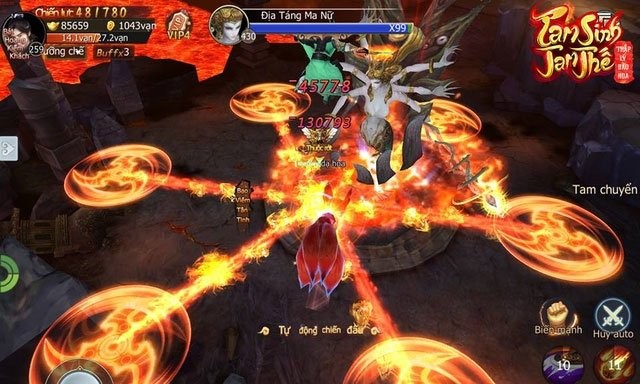 Giao diện chiến đấu