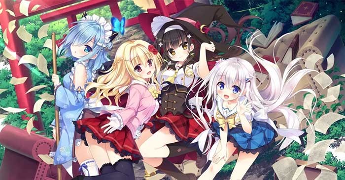 Tamayura Mirai là game visual novel lãng mạn trong thế giới phù thủy