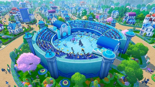 Phát triển thành phố quái vật thịnh vượng, nơi thu hút thật nhiều Mokiton và huấn luyện tài năng