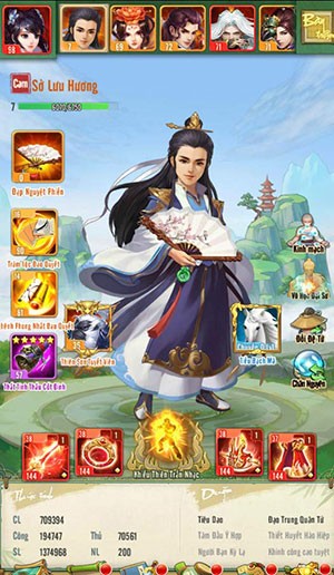 Thu thập hơn 100 cao thủ võ lâm