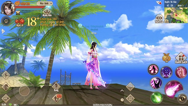 Đồ hoạ 3D tuyệt vời của Tân Thiên Long Mobile