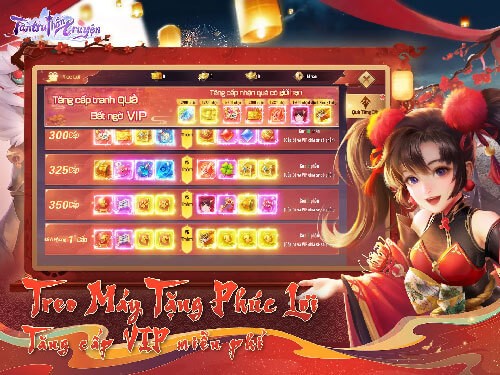 Phúc lợi hấp dẫn - Tăng cấp VIP Miễn phí