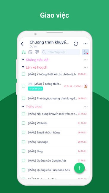 Quản lý công việc