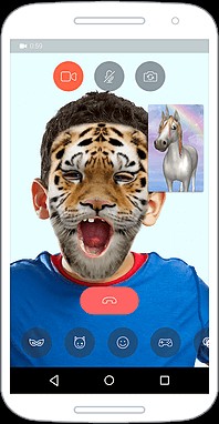 Tango cho Android hỗ trợ mặt nạ