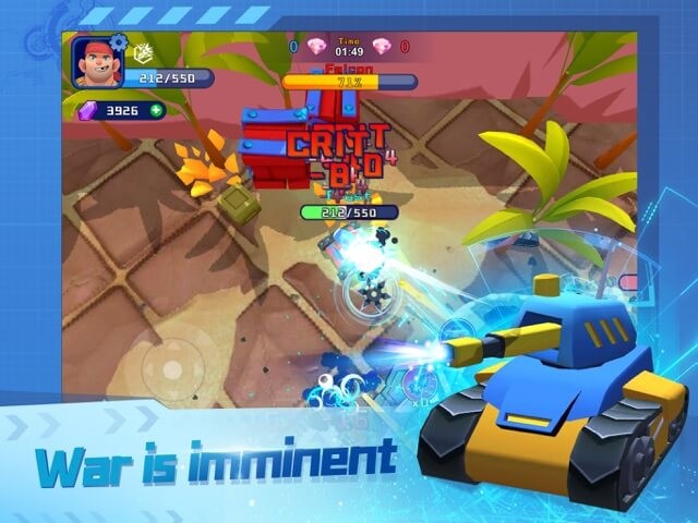 Tham gia các trận chiến xe tăng khốc liệt, thú vị trong game Tank Strike