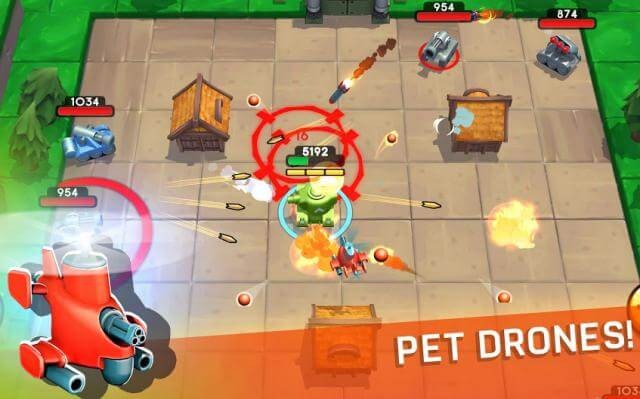 Nhận sự hỗ trợ của các thiết bị bay trên chiến trường